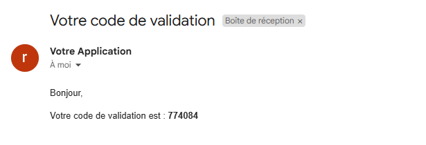 verification mail
