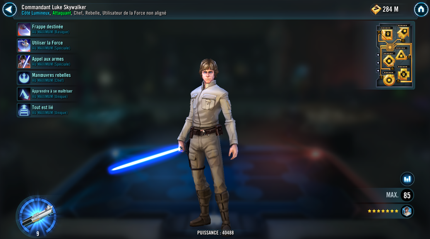 Comamnder Luke Skywalker